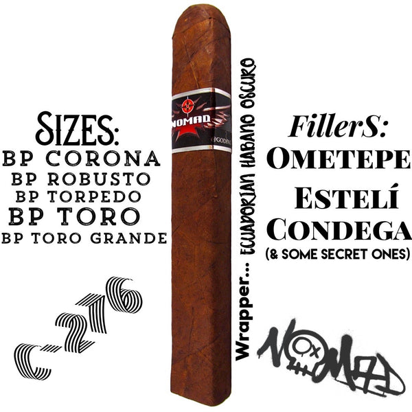 ●NUBIAN CARTEL Nomad C-276 – Nomad Cigars